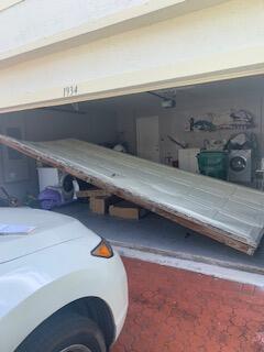 Completed garage door repair and installation service
