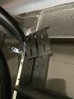 New garage door installation project
