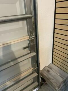 Professional garage door service completed