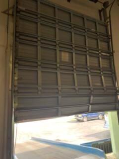 Residential garage door installation completed