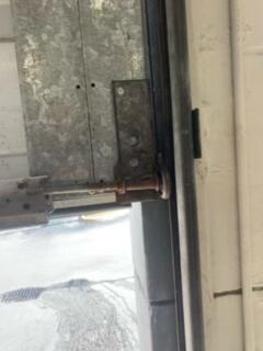 New garage door installed