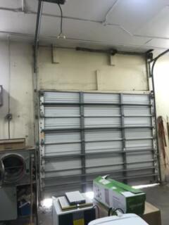 Garage door repair completed