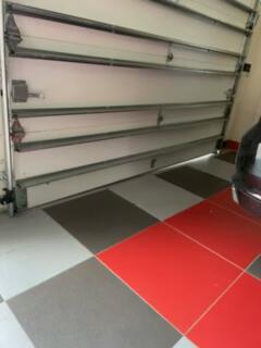 Garage door repair work