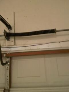 Garage door service work