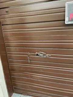 Garage door maintenance work